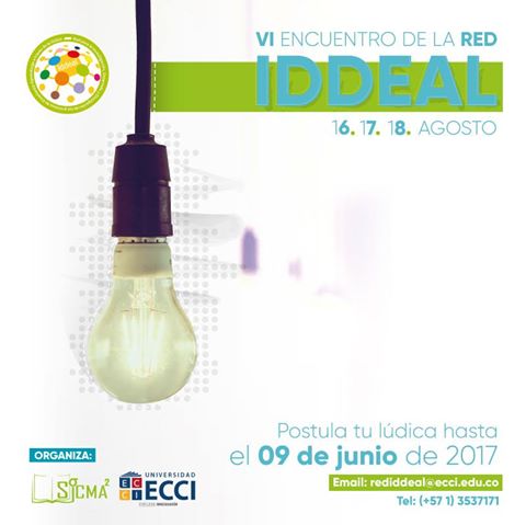 UniversidadECCI's tweet photo. Ya se vienen la Red IDDEAL, y si eres docente especializado en el área industrial, no podrás quedarte sin escribir tu lúdica. https://t.co/bMsApHcClC