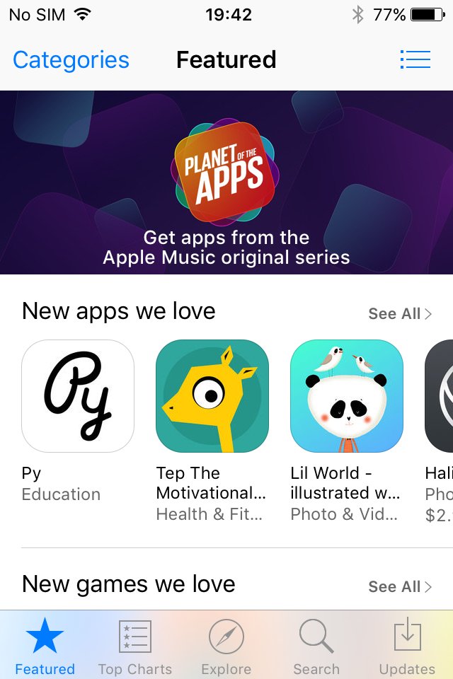 lajosdavid's tweet photo. .@getupgetTep #2 in the @AppStore "New apps we love" section 😊
#gettep #fitness #Tamagotchi https://t.co/mNGCVYA1bT