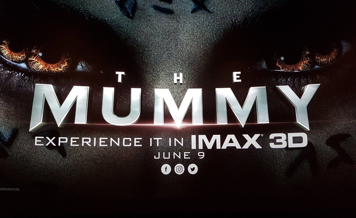 LeMoi_A's tweet photo. The mummy is back! And she wants revenge π― #themummy #themummytoscreen ππ¬ https://t.co/Z0bCQirh3F