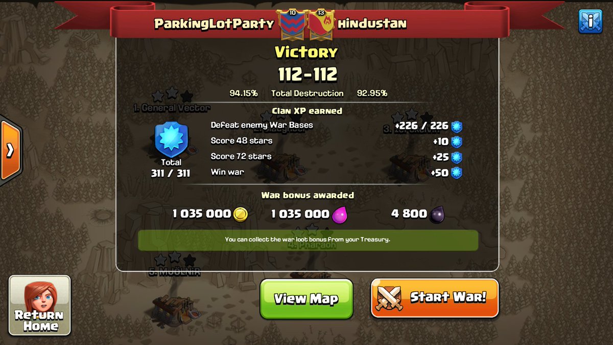 GG to <a href="/Hindustan_Clash/">Hindustan</a> ! Combined with <a href="/whysogolem/">Why so Golem?</a> to catch the dub. Great war all around and thanks for the great competition! #cocpotluck