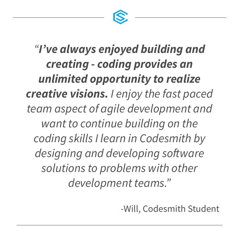 codesmith_'s tweet image. Some mid-week inspiration - coding = creative &amp;amp; collaborative #buildwithcode #solveproblemswithcode