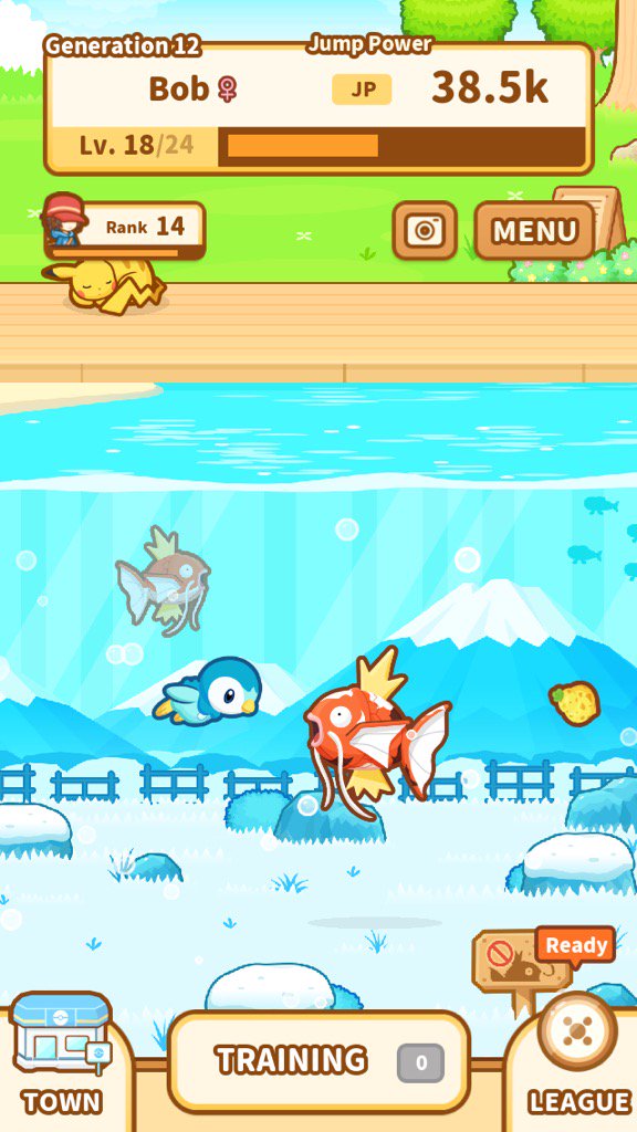 HarryWiddowson's tweet photo. Bob! Jump! #Magikarp https://t.co/qPztaFuAgB https://t.co/UiJ7OPnTUl