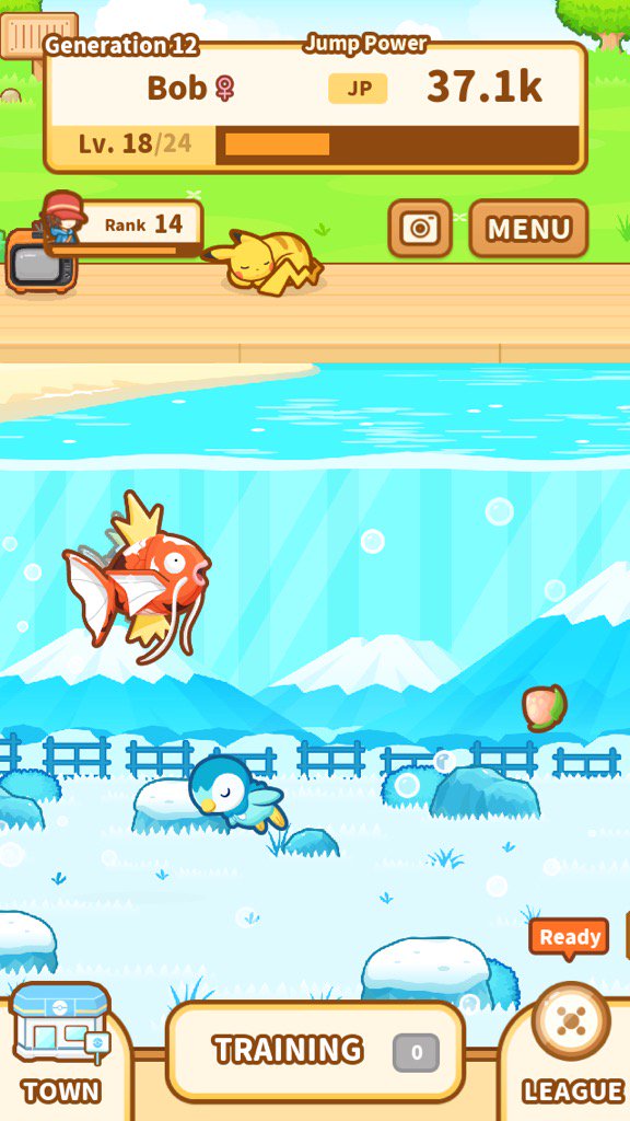 HarryWiddowson's tweet photo. Bob! Jump! #Magikarp https://t.co/qPztaFuAgB https://t.co/qbWjWDaJFB