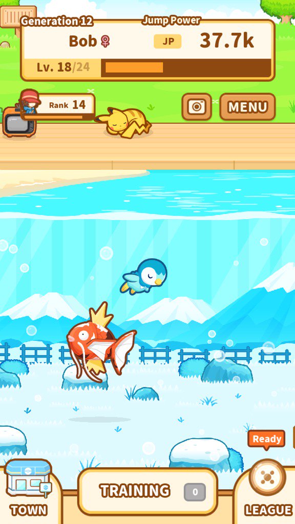 HarryWiddowson's tweet photo. Bob! Jump! #Magikarp https://t.co/qPztaFuAgB https://t.co/4d67surBpT