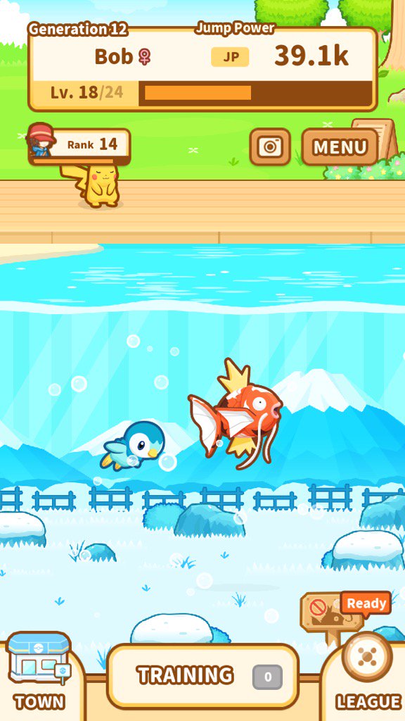 HarryWiddowson's tweet photo. Bob! Jump! #Magikarp https://t.co/qPztaFuAgB https://t.co/5SJ7rDpzdY