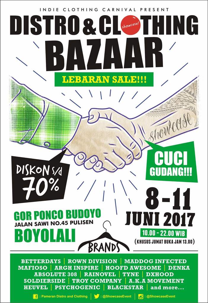 Day #2 #WONOSARI &amp; #BOYOLALI
ICC: DISTRO &amp; CLOTHING #BAZAAR
CUCI GUDANG! DISC UP TO 70% | HTM 15rb
