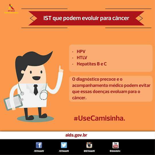 #Passeata em Copacabana. Todos juntos contra o HTLV. Domingo 11/06 - Posto 6 - 9:00hs.