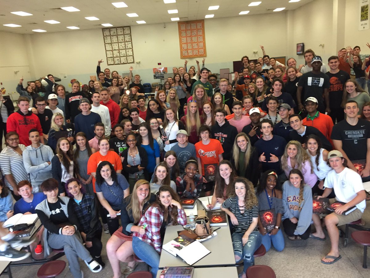 Cherokee_HS's tweet photo. Senior Night for our Chiefs of 2017!
Thank you Mrs. Wood &amp; Mr. Walsh for making these 4 years filled with fun and great memories. https://t.co/iYoNOaUX01