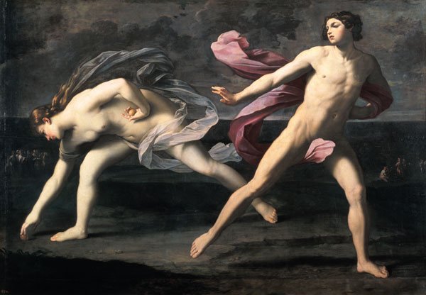 Atalanta & Hippomenes by Guido Reni: splendid Baroque picture for #worldrunningday