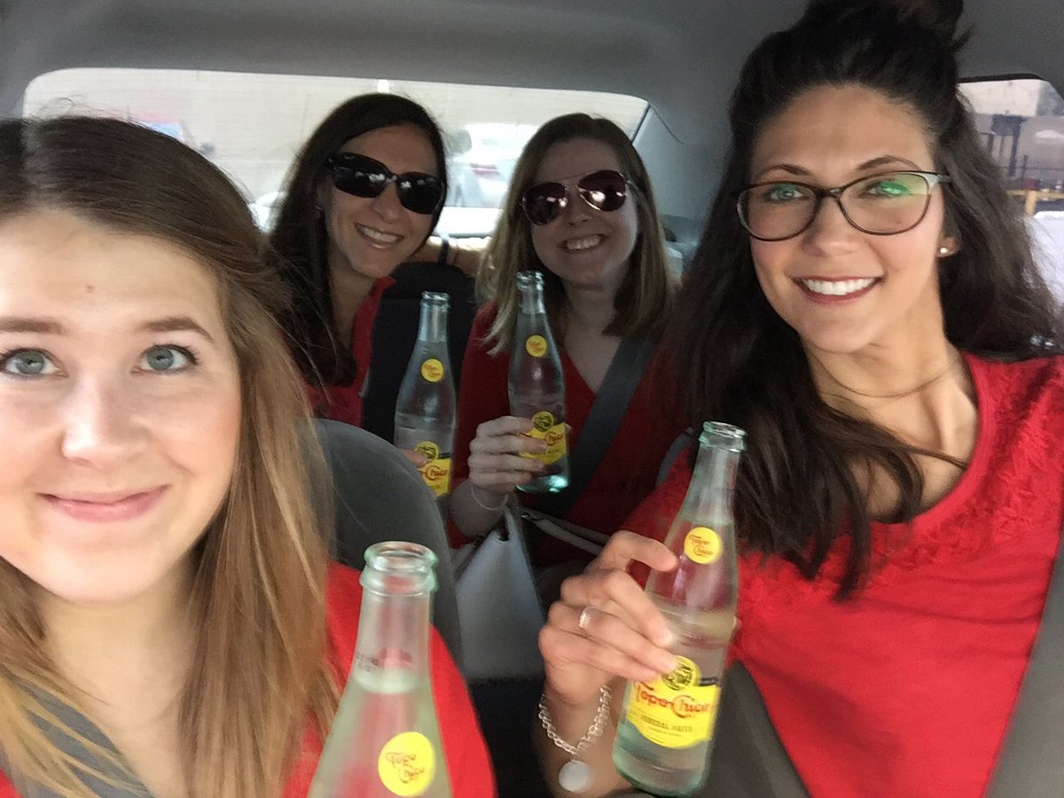 Great time in TX today with these lovely ladies! Not pictured but equally lovely today @Becca4Target. Topo Chico didn't disappoint!