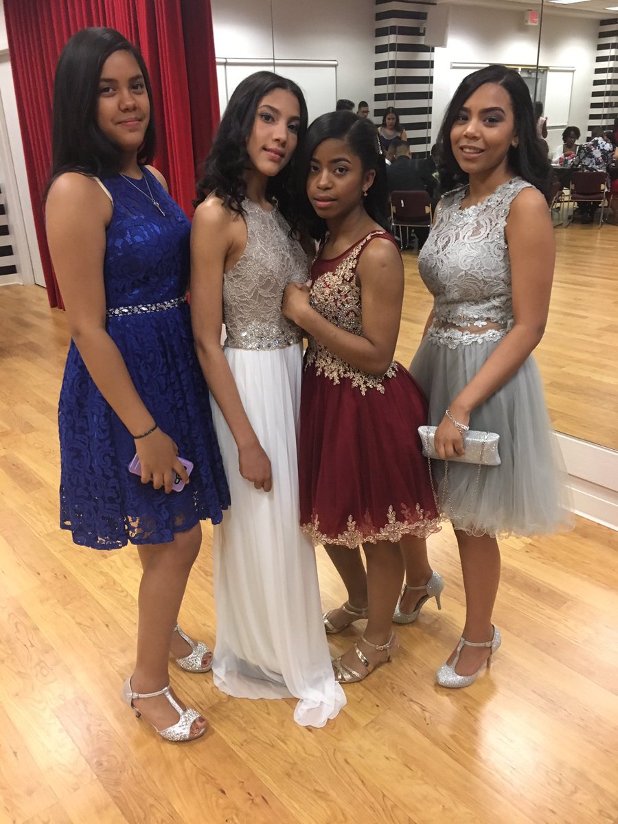 Our students celebrating their 8th grade achievements!