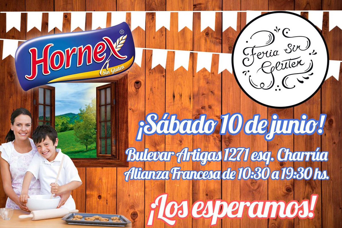 chauglutenuy's tweet photo. Y tenemos mas sobre #Uruguay #Montevideo  #FeriasinglutenUY  #Sintacc #Hornex nos acompaña! Te esperamos este sabado!! https://t.co/K1MmlgQLVl