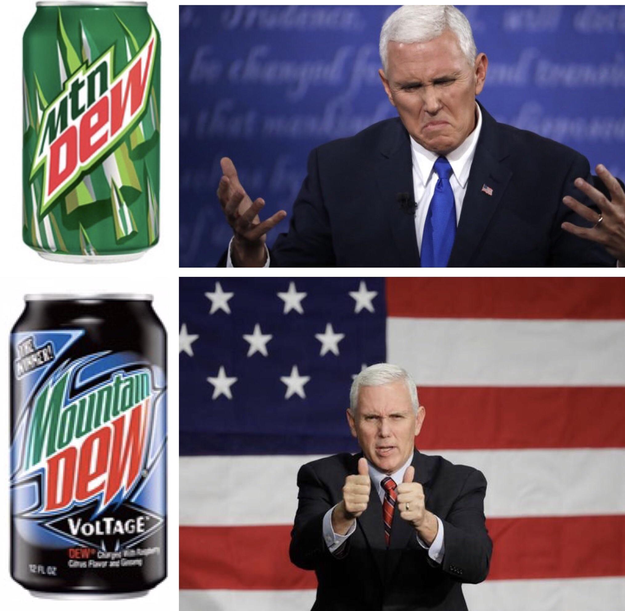 Happy birthday, Vice President Mike Pence. This Dew\s for you! 