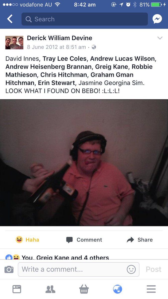 KillieRobbie's tweet photo. Jesus Christ man ye gotta love Facebook memories 😂😂😂😂 @derickdevine @GreigKane @HaighyBhoy #beast #davidinnes https://t.co/S6yIcnRODS