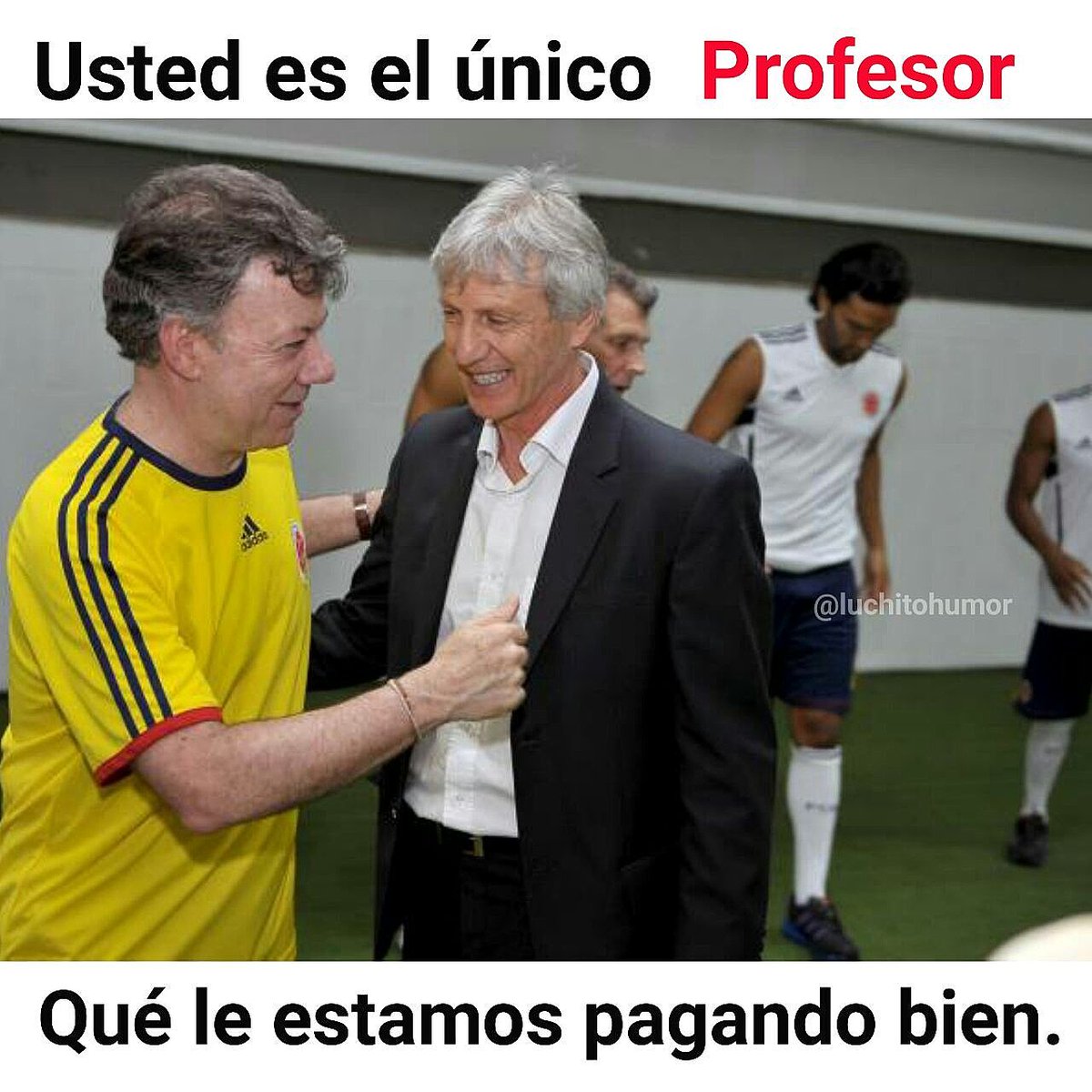 TinoasprillaH's tweet image. Este es el ùnico profesor al que @JuanManSantos le paga bien.