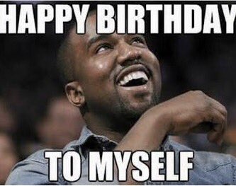 Kanye West and I share a birthday. Here\s Kanye wishing himself - and me - happy birthday! 