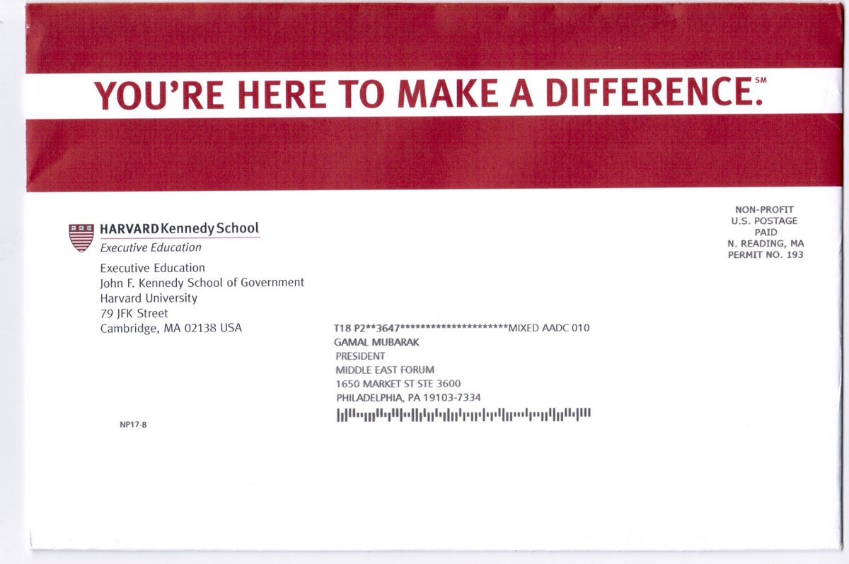 Daniel Pipes دانيال بايبس Is This Harvard Kennedy School Ineptitude Joke Or Subversion Correct Address But I M Meforum President Not Gamalmubarak Husni S Son T Co Qn4uvawqnq