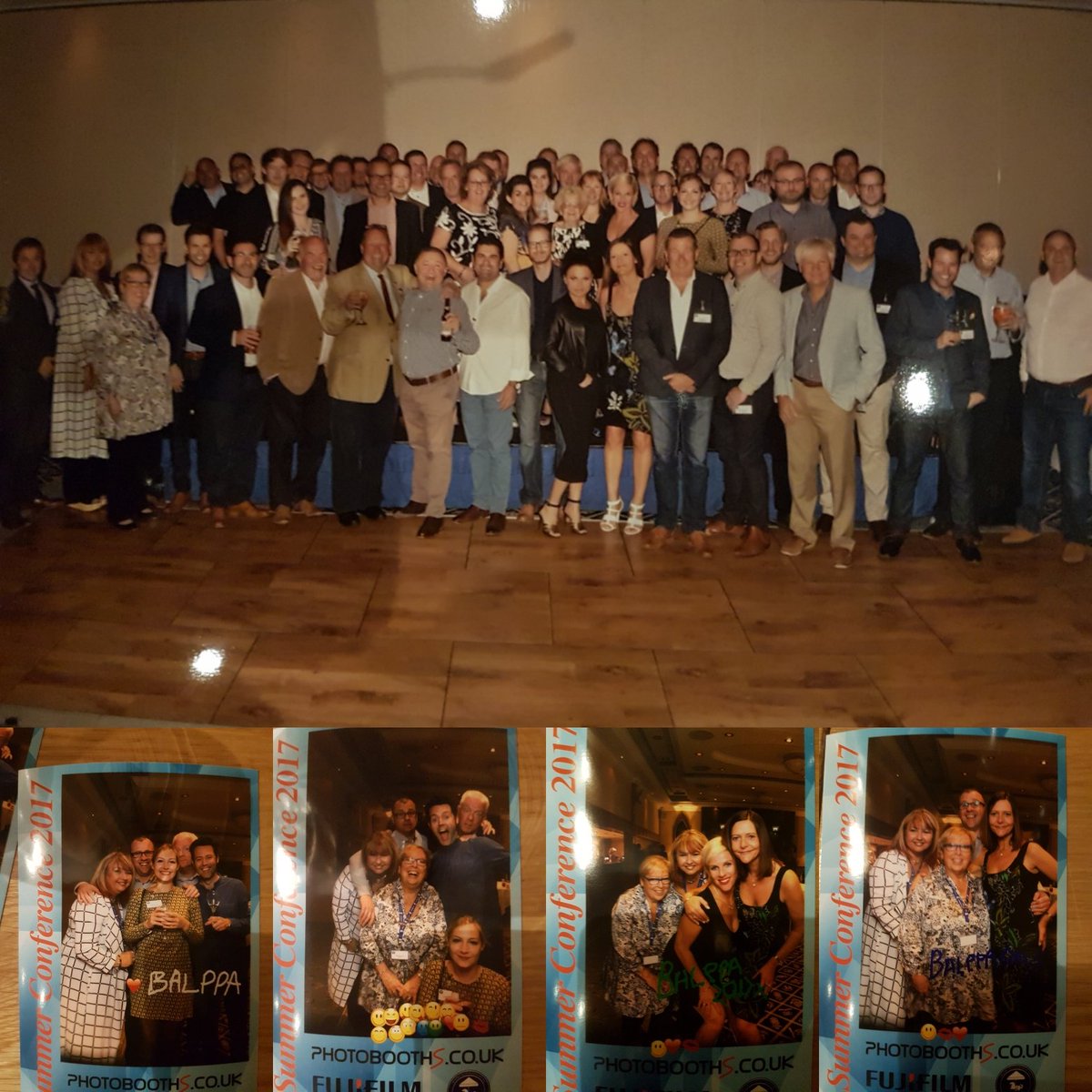 feca_balppa's tweet photo. #Summerconference2017 ..Gala Dinner Magic Mirror Fun ..thanks to @Fujifilm_UK .Special thanks to all our sponsors https://t.co/xNdkhI3U6U