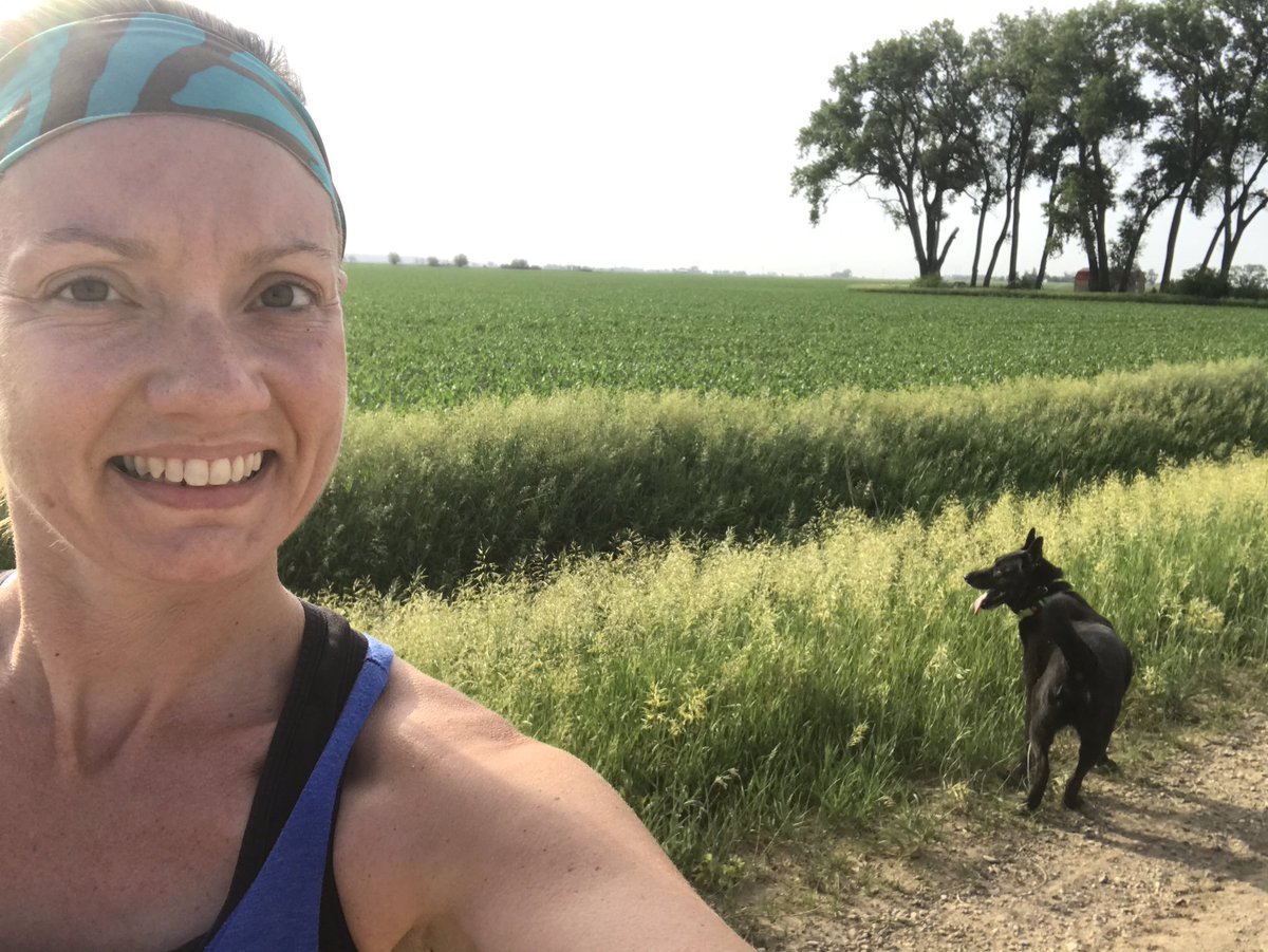 Running with the most handsome partner ever, Punch. #NationalRunningDay