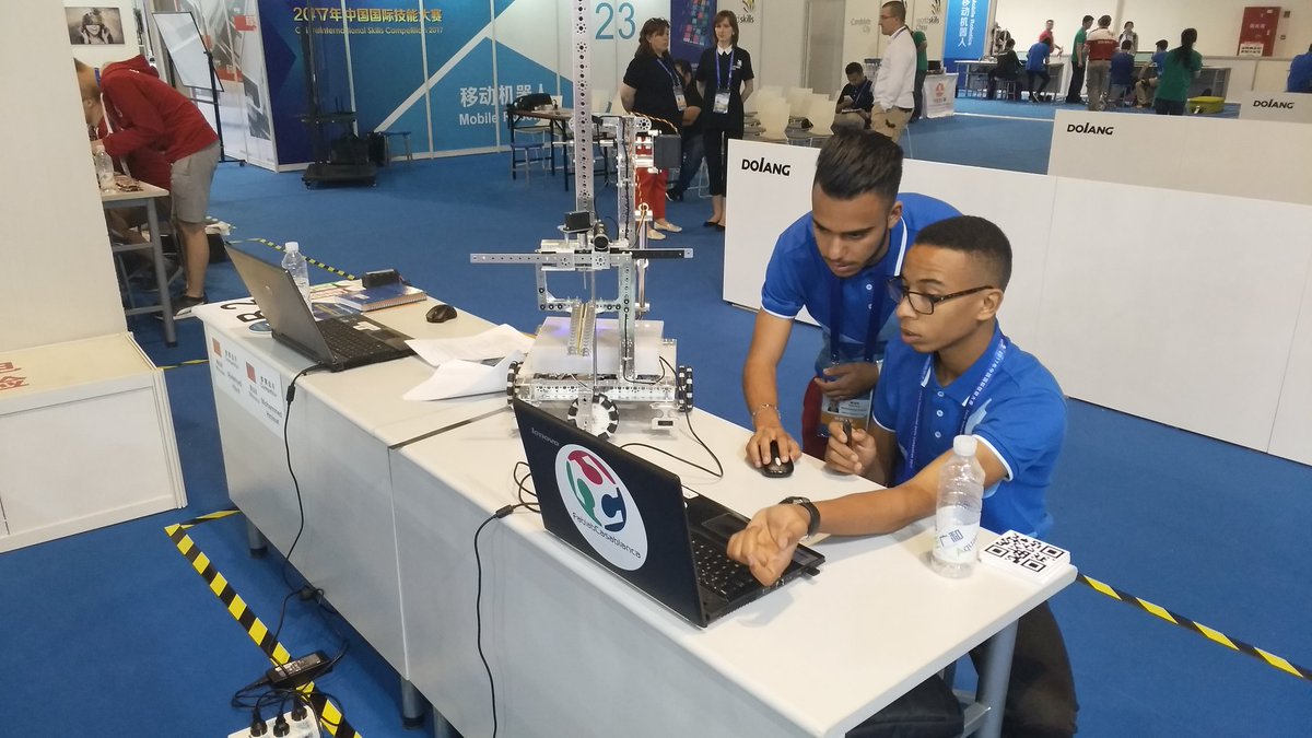 abouch_yassine's tweet photo. #morocco team #OFPPT #Worldskills_china #Robotics_mobile #FabLab_casablanca
#nextronic
#OFPPT https://t.co/DhWY6iEsKH