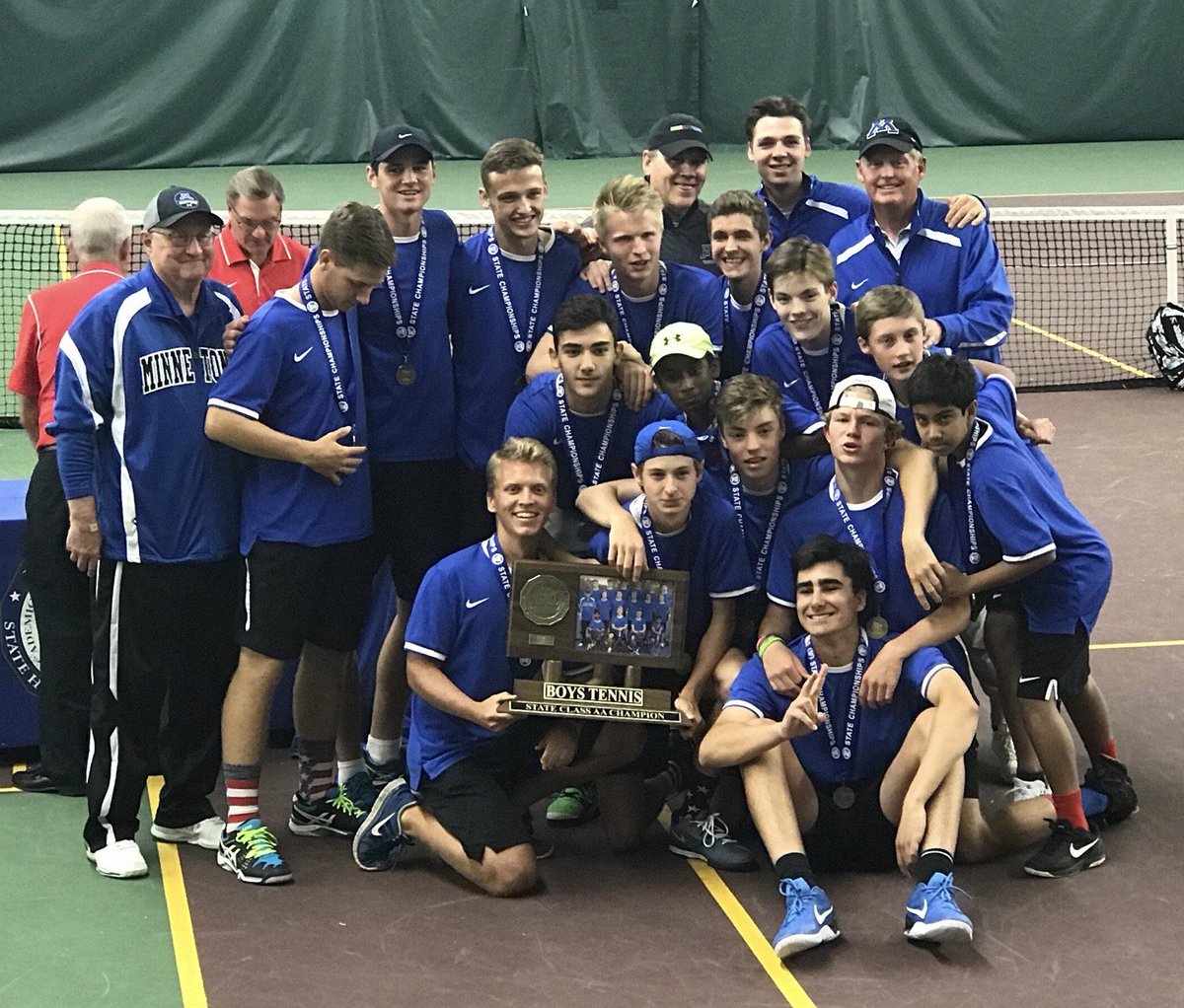 TonkaPrincipal's tweet photo. Nice work, boys!  Congrats on your STATE CHAMPIONSHIP! https://t.co/yNM1HTNAwk