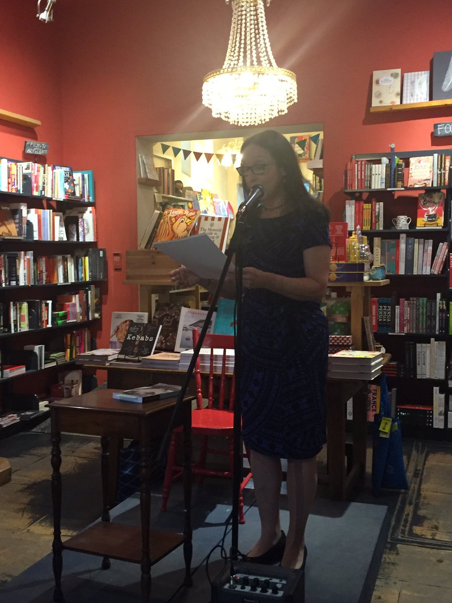 NewJewishPress's tweet photo. .@agnonia delivers a moving speech at Type Books: "Come Back For Me" is about people who could transcend their own suffering. https://t.co/fZqBp9QhV3