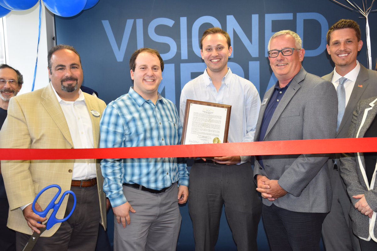 EthanBakerMI's tweet photo. We welcome @visionedmedia to #TroyMI and wish them great success!! @AlexScharg @davefortroy @atopouzian @TroyChamberMI https://t.co/tFwRwruBnd