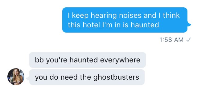 She's hilarious. Ha. Ha. V funny