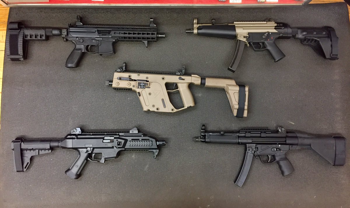 FranklinGunTN's tweet photo. Pistol stabilising braces. You want 'em. We got 'em. #sb #psb #shockwave dig #mpx #mad9 #kriss #vector #cz #scorpion #zenith https://t.co/V43VI086cG