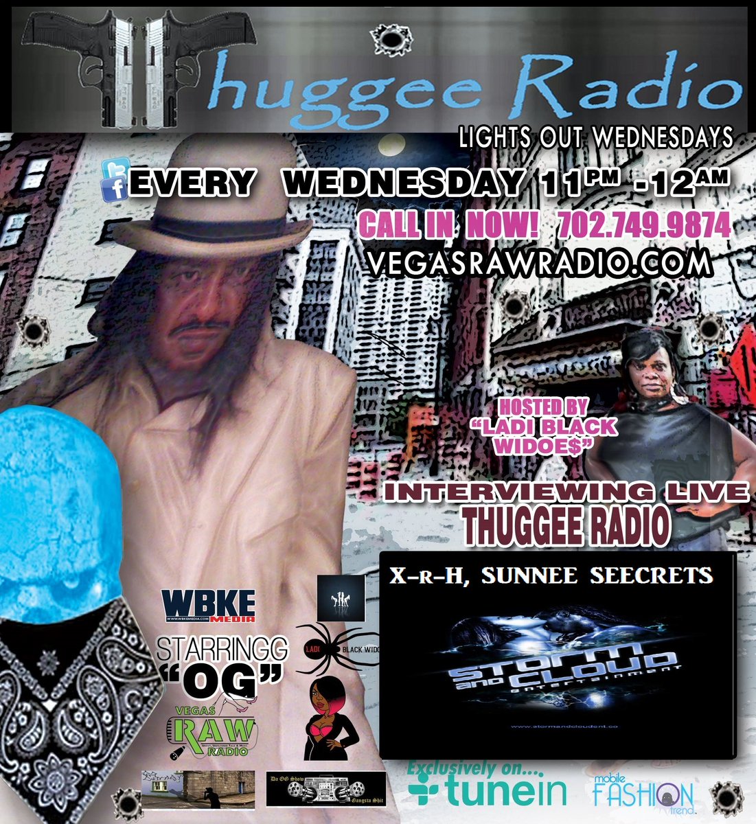 OG12942613's tweet photo. Thuggeeradioz X-R-HOODz New CO HOST #SUNNEESEECRETS,
@blkladiwidoe ,LADIEZ NITE2nite Tune N 11pm pacific, @Vegasrawradio 
#Sag,@lasVegas, https://t.co/mKQVpF4yNI