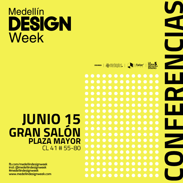MedellinDesignW's tweet photo. ¡No te pierdas la oportunidad de aprender al lado de grandes del diseño! Adquiere tus entradas en: https://t.co/gg7Ri54jhA https://t.co/A37v0grdGO