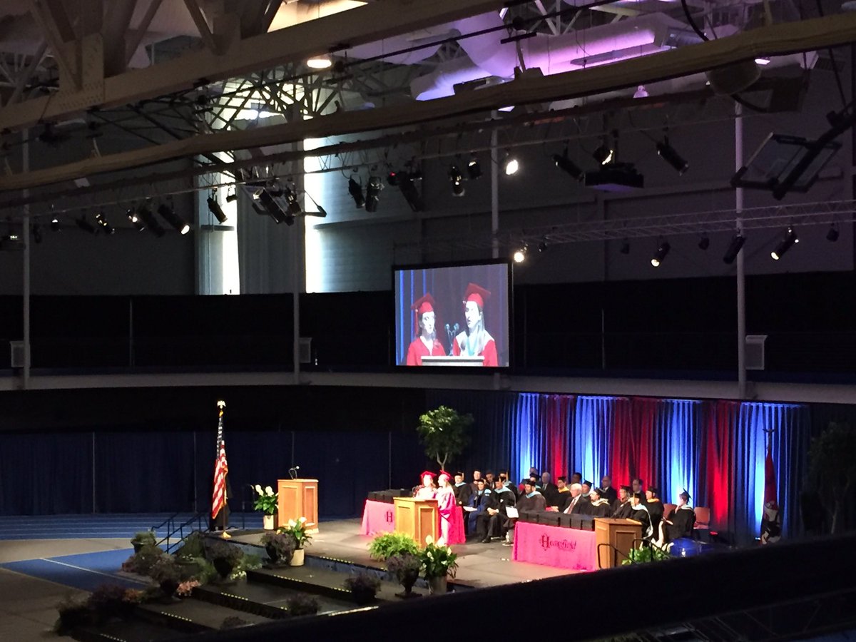 hempfield's tweet photo. Twins Sarah & Liz Bierly, "It is the journey that is the story, and that story doesn't end tonight." #HSDGraduation2017 https://t.co/LZouUAZqfv