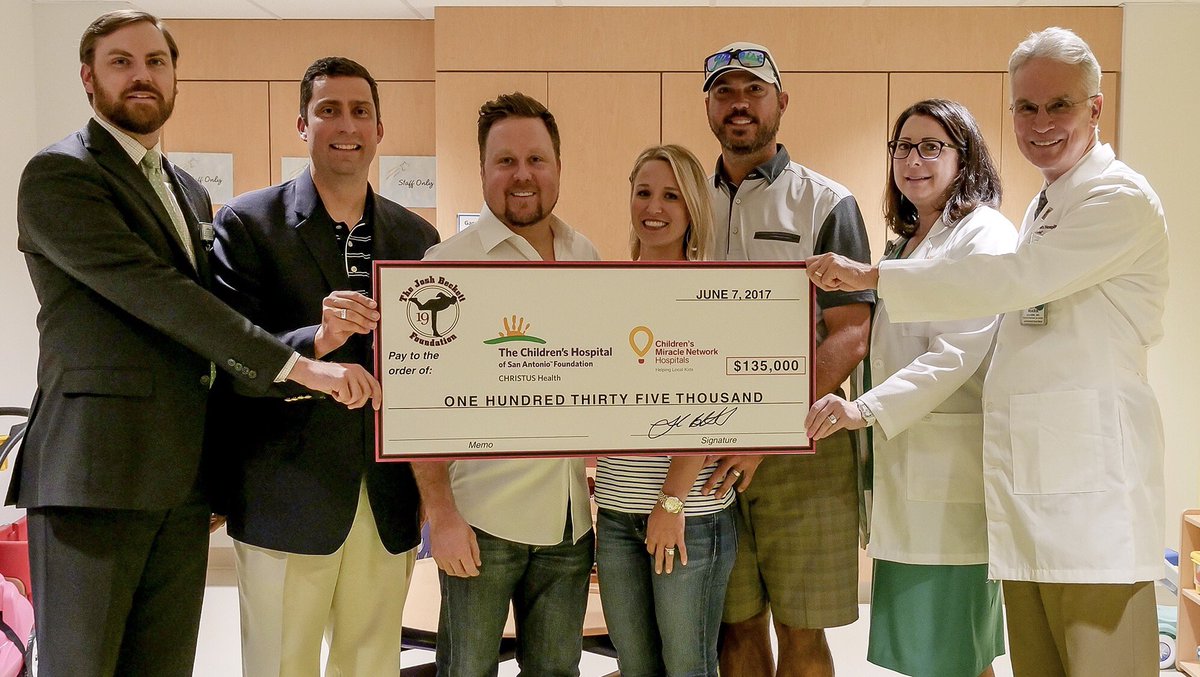 Thank you to everyone who has helped us continue with the Josh Beckett Foundation and Beckett Bowl.  Especially for moments like this!