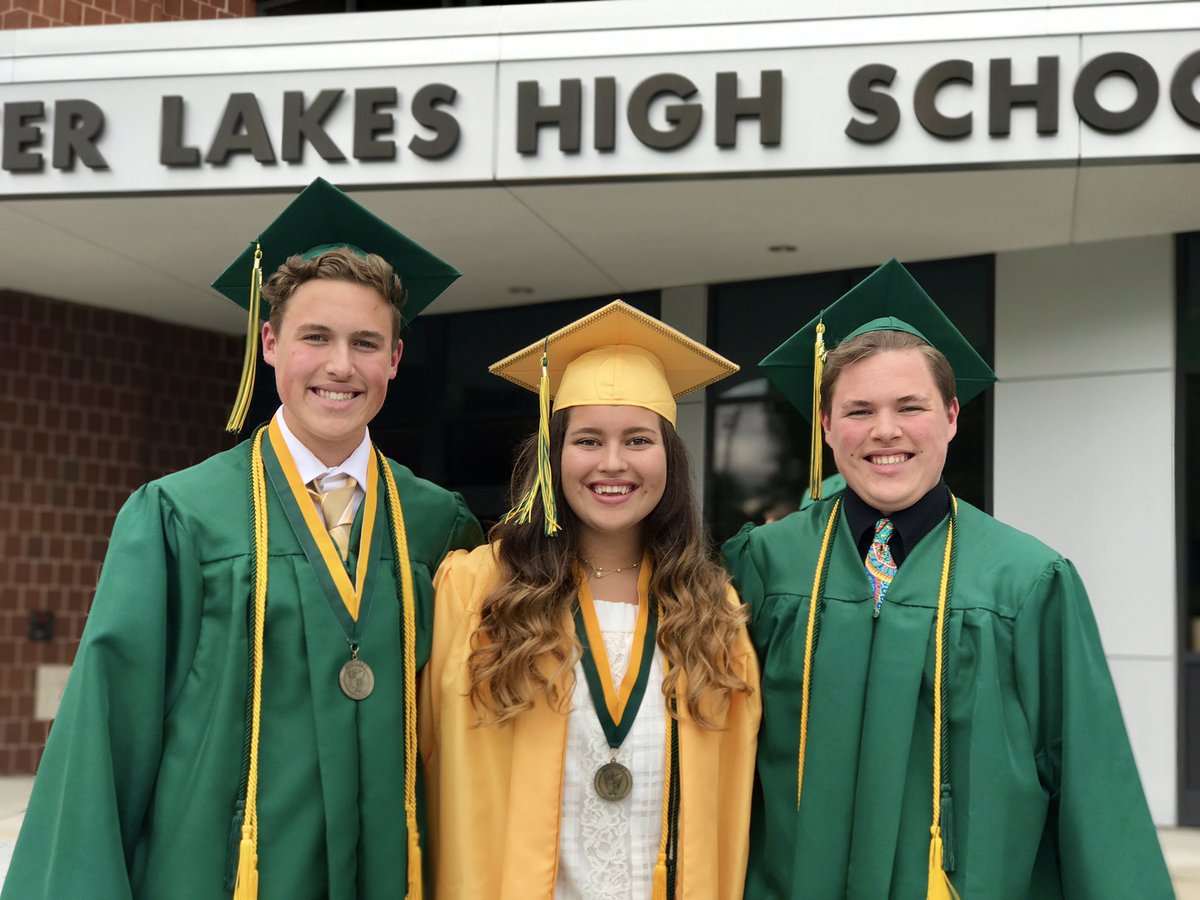 deerlakessd's tweet photo. Thank you @WPXIScott for providing us with a spot on forecast that allowed Deer Lakes to hold tonight's commencement ceremony outdoors. https://t.co/tFdXIOyxW3
