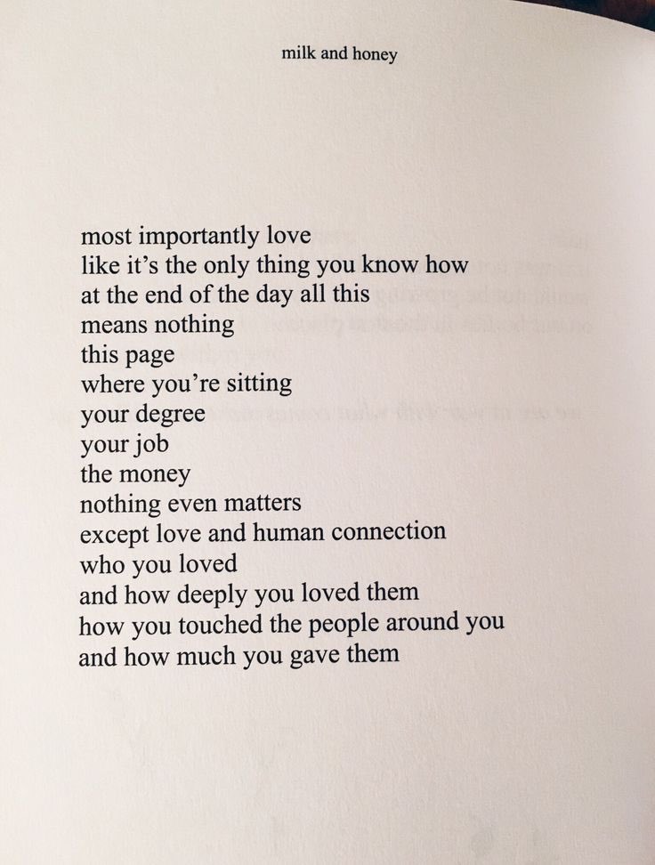 KohorstTom's tweet photo. I stumbled upon this poem &amp; loved it. Ultimately the only things that truly matter r the connections we make &amp; the impact we leave on them 😊 https://t.co/1GS1rryTny