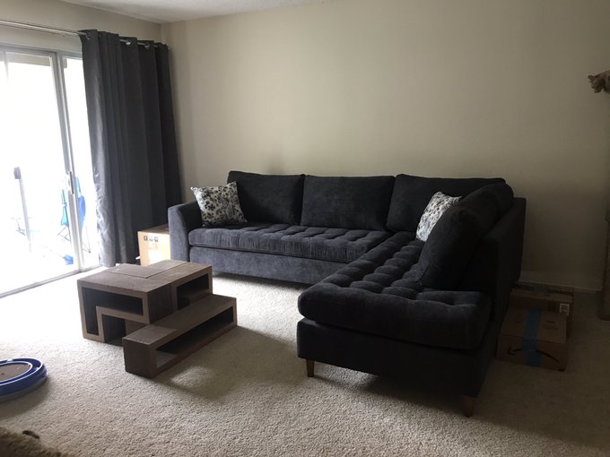 Yay. I finally have a couch. https://t.co/hQpMKjpC7c