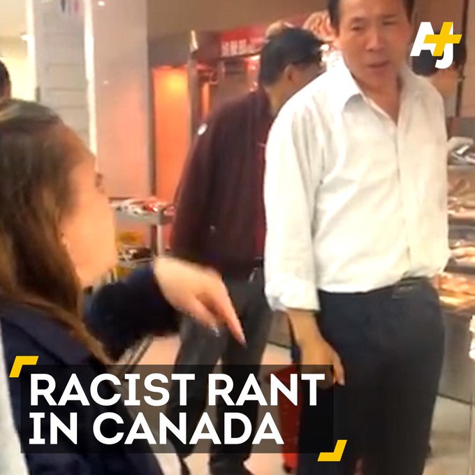 “Go back to China!” Yet another racist rant.