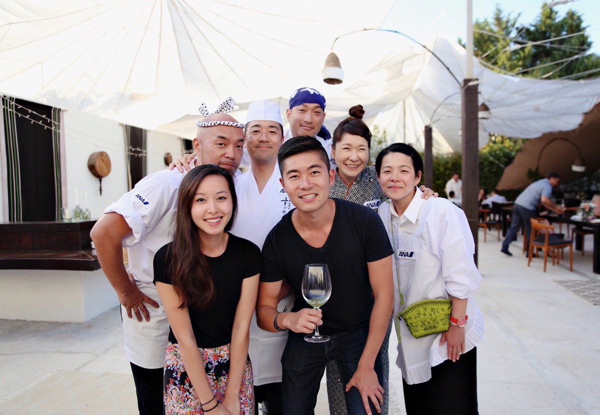 Japan meets Ibiza: 3 shokunins 🇯🇵 #analuxeat #analuxeatspain <a href="/FlyANA_official/">All Nippon Airways</a>