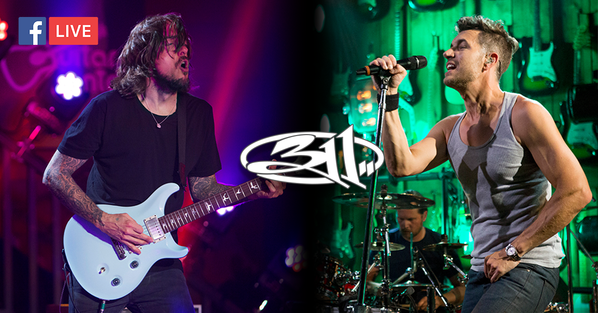 guitarcenter's tweet image. .@311's @nickhexum + #TimMahoney will be chatting with us live on FB tomorrow @ 4pmPST about music, gear +new album 'Mosaic' out 6/23! 🎸