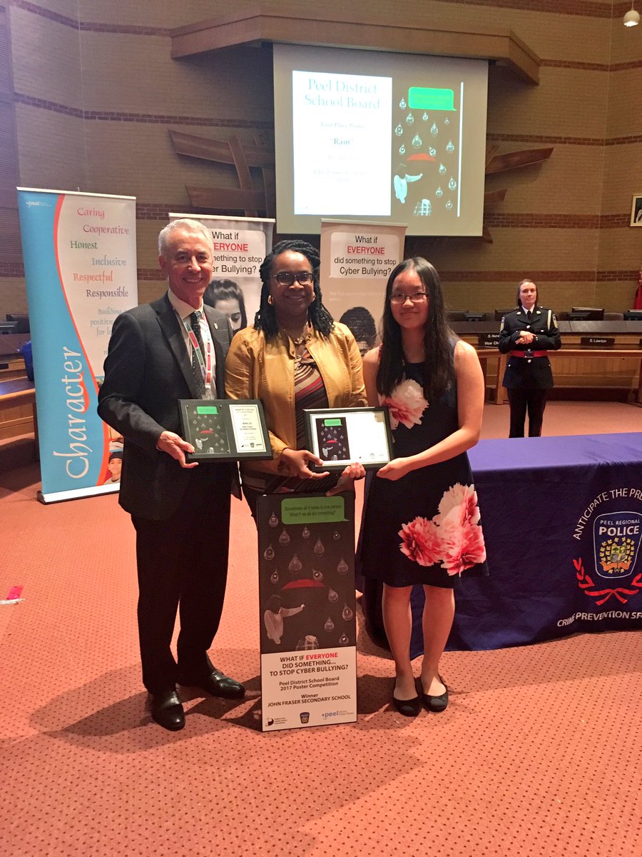 PRPCSWB's tweet photo. Congratulations to the "What if" winners🏆 @StPaulCSS1 @FraserJags @STFX_Tweets @PeelSchools @DPCDSBSchools @PeelPoliceMedia ✋🏼#CyberBullying https://t.co/JtaQszgFmV