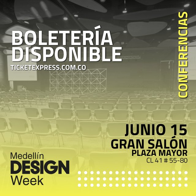 MedellinDesignW's tweet photo. Claire Pijoulat, Daniel Carvalho, Nicolás Ochoa, Marc Thorpe, Paco Cervilla y Paul Rowan: algunos de los nombres que estarán con nosotros. https://t.co/qiHcZQALQN
