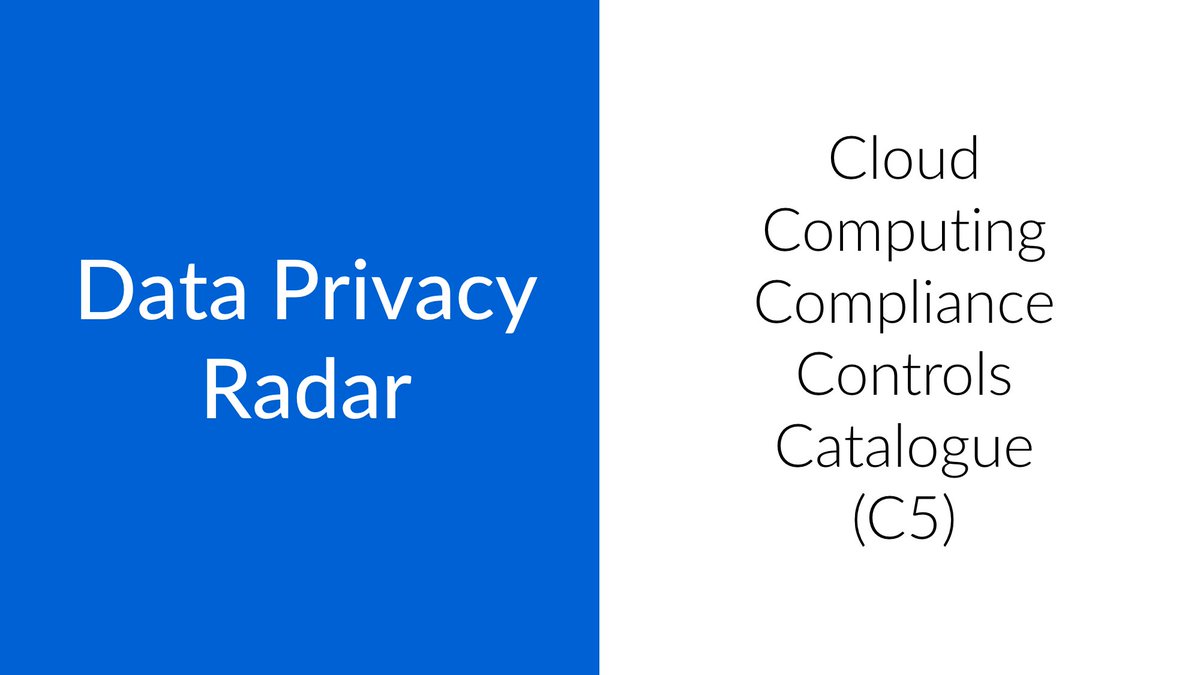 Box_Europe's tweet photo. What is the Cloud Computing Compliance Controls Catalogue? How the German "C5" affects us all: https://t.co/96bHbfheiR https://t.co/uI0RX3Ghr7