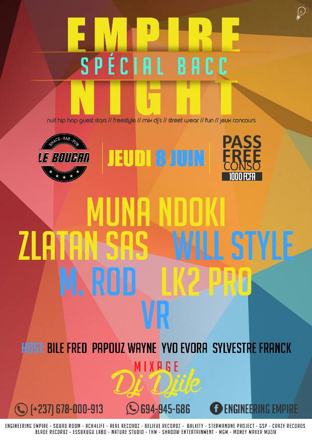 Gunshot_pub's tweet photo. Empire Night c'est tout à l'heure à 20h au snack bar le Boucan ... @chercheurdor93 @streetwear237 @BantouUrban @PaulBisseck @FRaNKyPDaVoDKa https://t.co/C1LOE7BgJo