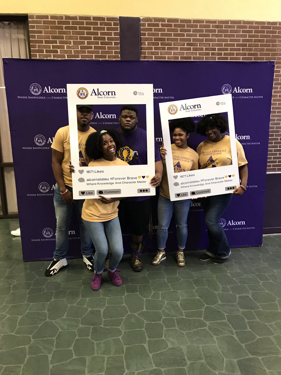 Ki__Harris's tweet photo. Hope y'all enjoyed orientation as much as we enjoyed y'all! #Alcorn21 ๐๐ https://t.co/kgg0mtD6C9