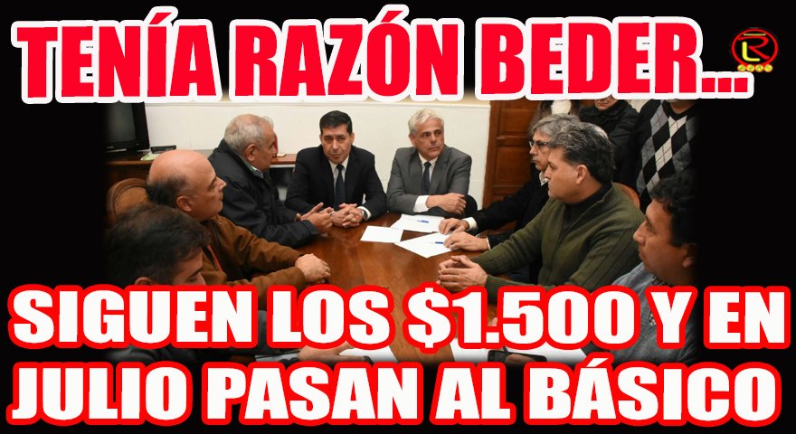 LaRiojaqueSigue's tweet photo. #RepasodeMedios lo deatacado @riojalibreok Tenían razón Beder: Siguen los $1.500 en la Quincenita de Junio https://t.co/0oB4NbAdOf… https://t.co/acyDx474pN