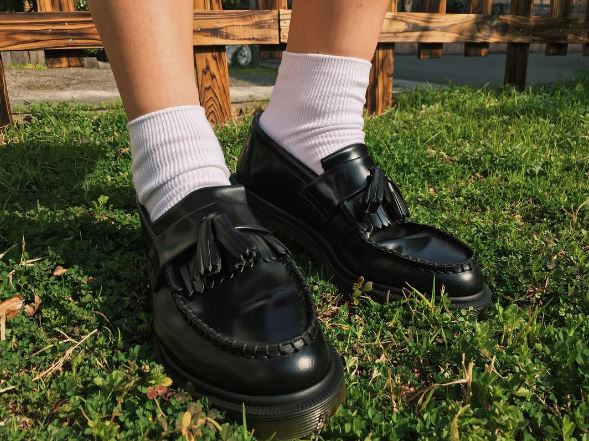 doc martens with white socks