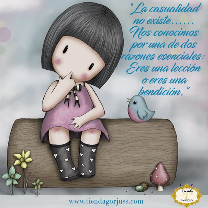 Tienda Gorjuss on Twitter: "La casualidad no existe... @TiendaGorjuss  #gorjuss #santorolondon #frasedeldia #frases #felizjueves #felizdia  #tiendagorjuss… https://t.co/Rg2TDa5aYL"