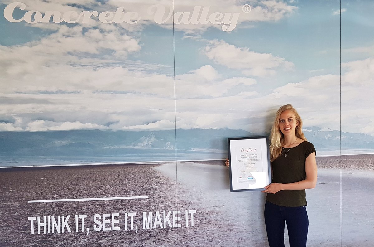 Concrete Valley biedt kansen aan mensen met een beperking en ontvangt het #certificaat als lid van het <a href="/AmbassadeursBZW/">VNO NCW</a> West-Brabant. Trots!