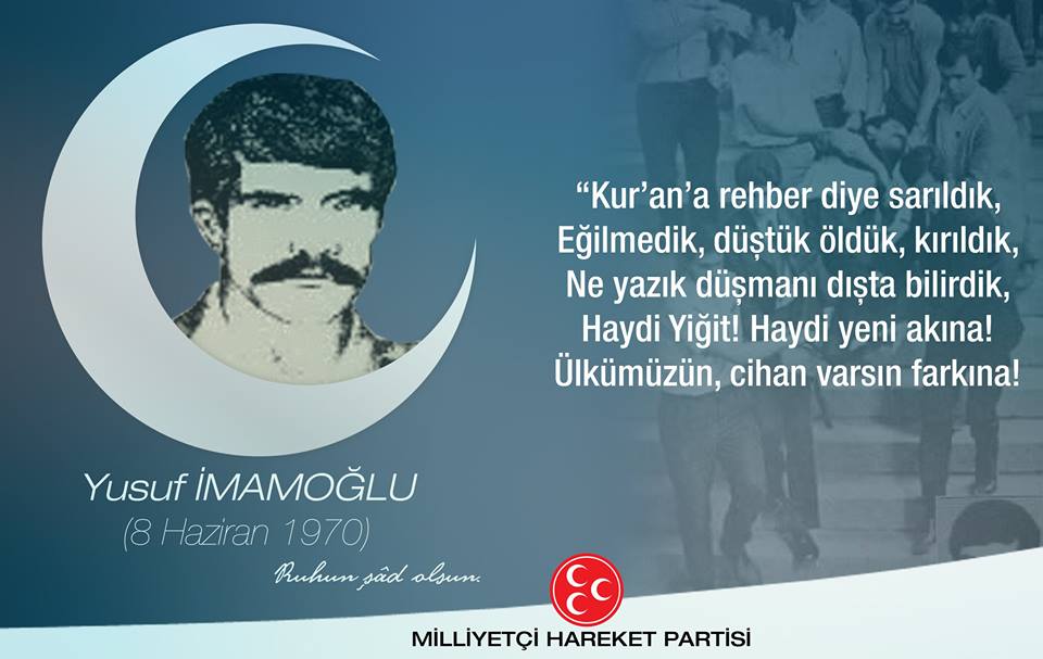 MHP_Bilgi's tweet photo. Ülkücü Şehit Yusuf İmamoğlu Ağabeyi Hakk'a yürüyüşünün yıl dönümünde rahmetle anıyoruz, ruhun şâd olsun. https://t.co/otm8R4vnTT