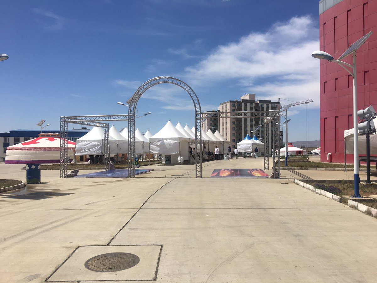 aviraa's tweet photo. Getting ready for the opening ceremony and Welcome Mongolia night! #2017JCIASPAC #2017ASPAC #ASPAC2017 https://t.co/GsPla6SL5W